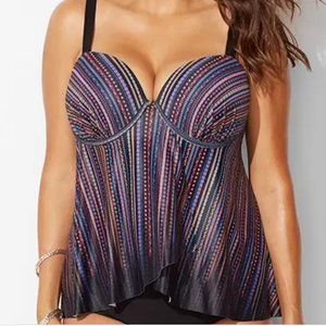 JIA Flyaway Underwire Tankini Top
